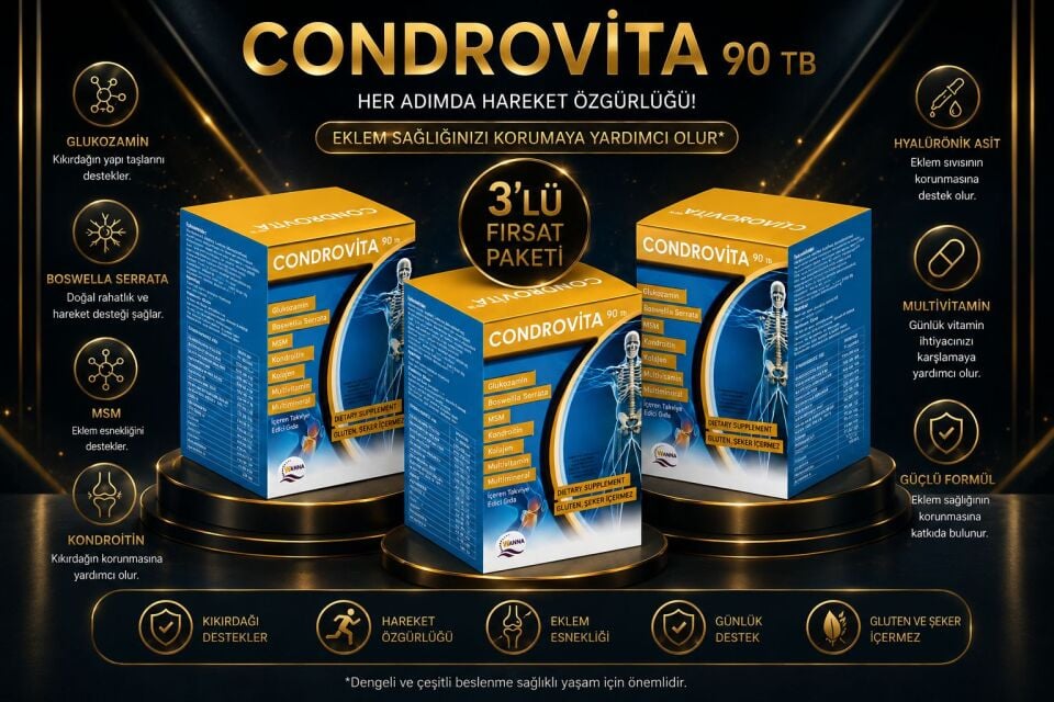 Condrovita 90 Tablet 3lü Fırsat Paketi