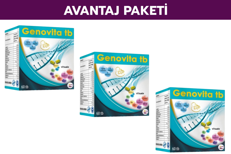 Genovita 60 Tablet  3 Kutu