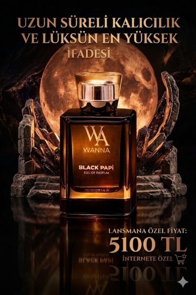 Black Papi 100 ml Eau de Parfum Erkek Parfümü – Niş, Odunsu & Üstün Kaliteli Lüks Koku