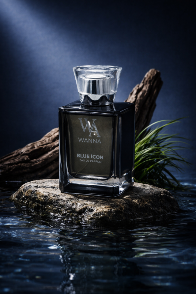 Wanna Blue Icon 100 ml Eau de Parfum Erkek Parfüm – Ferah, Odunsu & Kalıcı Premium Koku