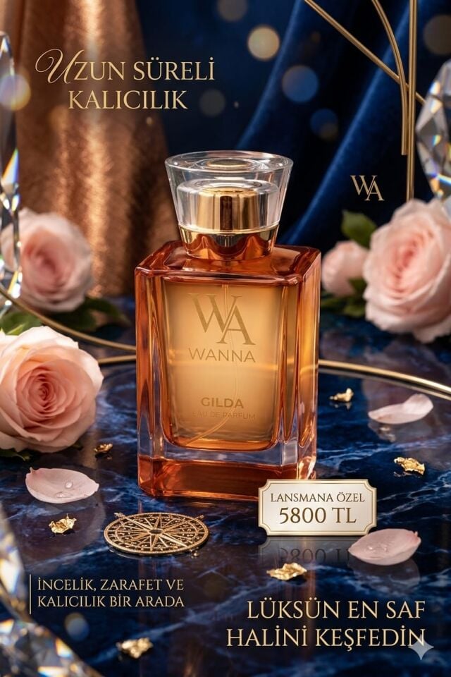 Gilda 100 ml EDP Kadın Parfüm –Feminen, Yumuşak & Kalıcı Koku