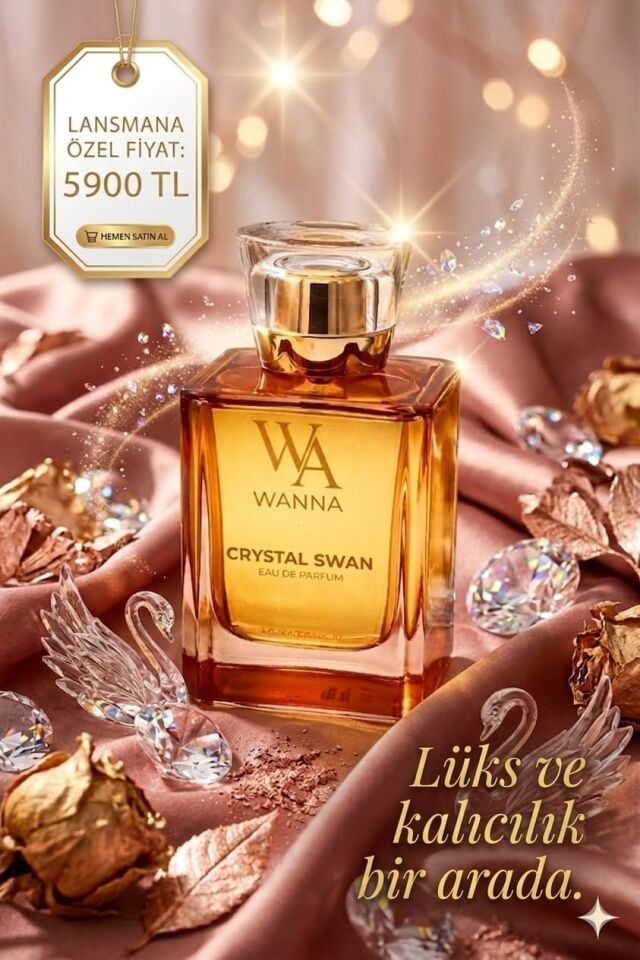 Crystal Swan 100 ml EDP Kadın Parfüm – Kalıcı & Premium Çiçeksi Koku