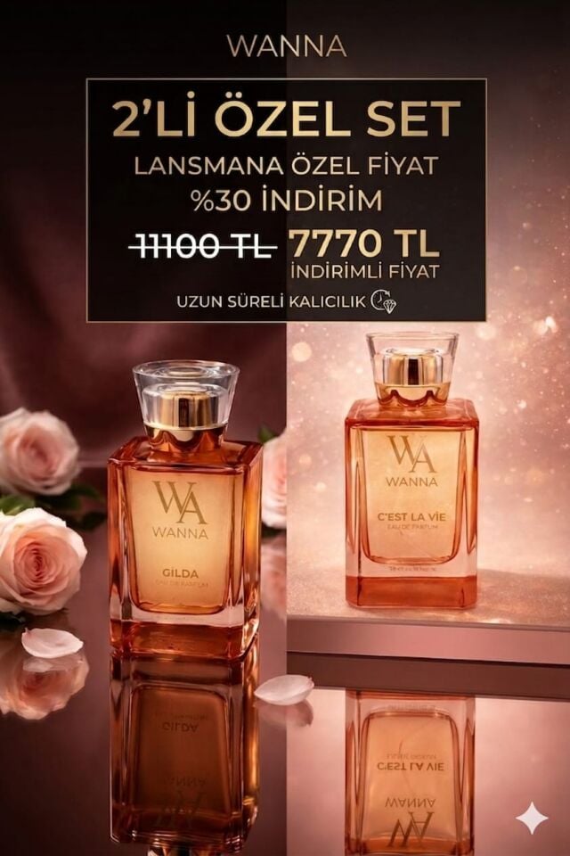 Wanna Gilda- C'est La Vie Parfüm İkili Set- Özel Fiyat